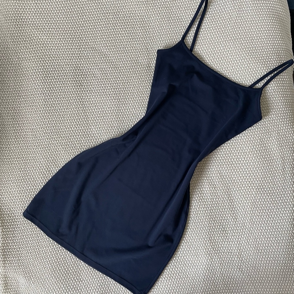 Garage - Navy Sleek Scoop Cami Mini Dress